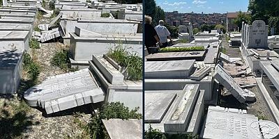 İstanbul’da Yahudi mezarlığına saldırı: 36 mezar tahrip edildi
